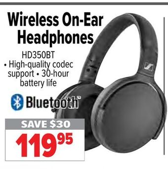 2001 Audio Video Wireless on-ear headphones offer