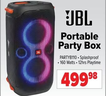 2001 Audio Video Jbl portable party box offer