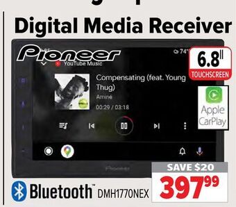 2001 Audio Video Pioneer 6.8|| touchscreen digital media receiver offer