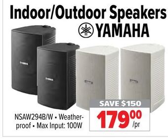 2001 Audio Video Yamaha indoor/outdoor speakers offer