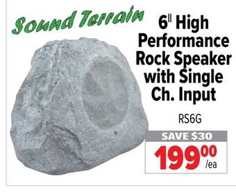2001 Audio Video 6|| high performance rock speaker with single ch. input offer
