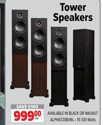 2001 Audio Video Tower speakers offer