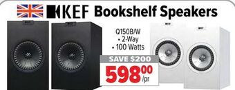 2001 Audio Video Kef bookshelf speakers offer