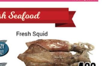 Nations Fresh Foods Fresh squid offer