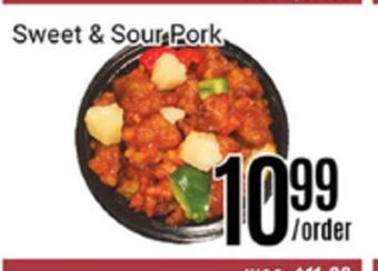 Nations Fresh Foods Sweet & sour pork offer