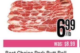 Nations Fresh Foods Best choice pork butt roll offer