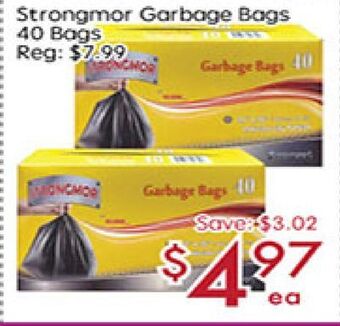 Sunny Food Mart Strongmor garbage bags offer