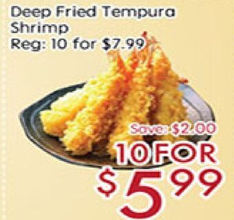Sunny Food Mart Deep fried tempura shrimp offer
