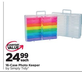 Michaels 16-case photo keeper by simply tidy® offer