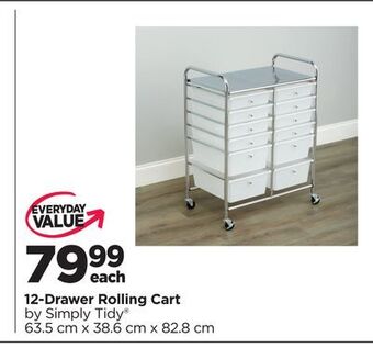 Michaels 12-drawer rolling cart by simply tidy® offer
