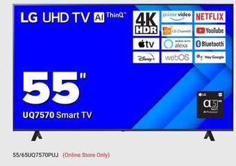 Visions Electronics Lg uq7570 smart tv 55 offer
