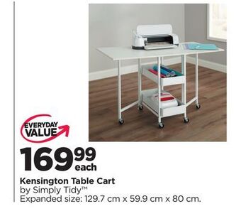 Michaels Kensington table cart by simply tidy offer