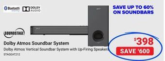Visions Electronics Soundstage dolby atmos soundbar system offer