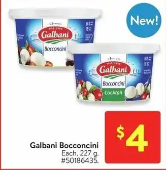 Walmart Galbani Bocconcini 227 g offer