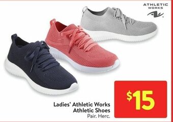 Walmart Ladies' Athletic Works Athletic Shoes offer