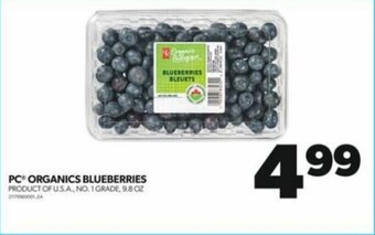 Real Canadian Superstore PC ORGANICS BLUEBERRIES offer