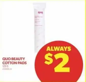 Real Canadian Superstore QUE BEAUTY COTTON PADS 125'S offer