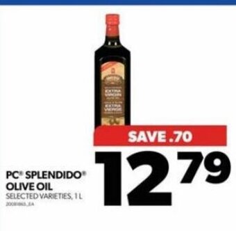 Real Canadian Superstore PC® SPLENDIDO OLIVE OIL 1L offer