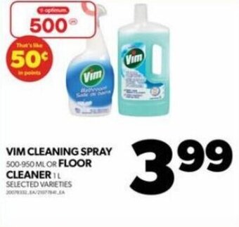 Real Canadian Superstore VIM CLEANING SPRAY 500-950 ML OR FLOOR CLEANER IL offer