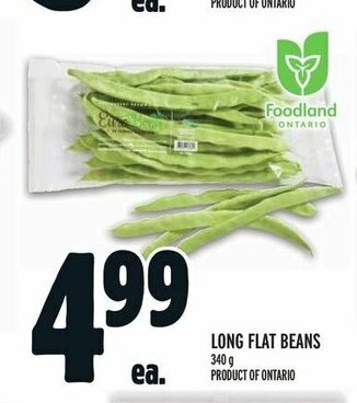 Metro LONG FLAT BEANS 340 g offer