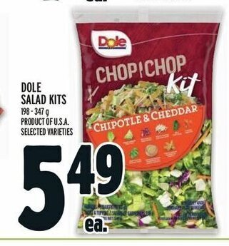 Metro Dole salad kits offer