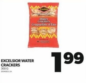 Real Canadian Superstore EXCELSIOR WATER CRACKERS 300g offer