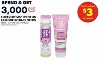 Real Canadian Superstore HELLO BELLO BABY NEEDS SELECTED VARIETIES AND SIZES offer