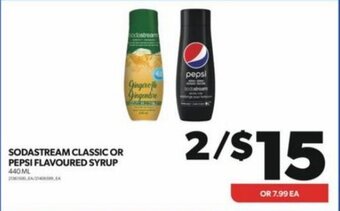 Real Canadian Superstore SODASTREAM CLASSIC OR PEPSI FLAVOURED SYRUP 440 Mpepsi offer
