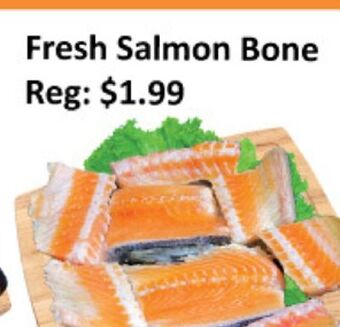 Seasons Foodmart Fresh salmon bone offer