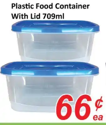 Seasons Foodmart Plastic food container with lid offer