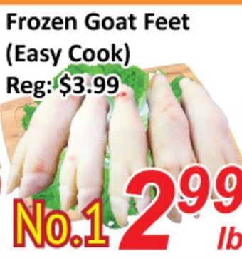 Seasons Foodmart Frozen goat feet offer