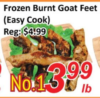 Seasons Foodmart Frozen burnt goat feet offer