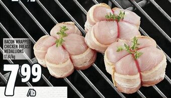 Metro BACON WRAPPED CHICKEN BREAST MEDALLIONS offer