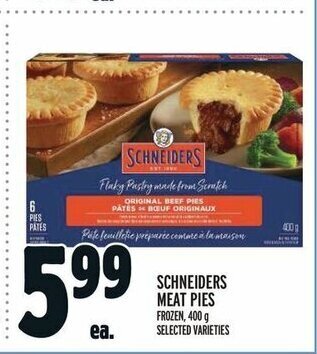 Metro SCHNEIDERS MEAT PIES offer