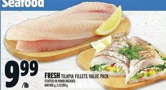 Metro FRESH TILAPIA FILLETS VALUE PACK offer