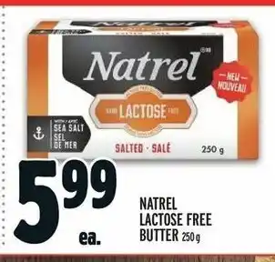 Metro NATREL LACTOSE FREE BUTTER 250g offer