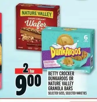 Metro BETTY CROCKER DUNKAROOS OR NATURE VALLEY GRANOLA BARS offer