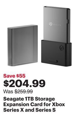 Best Buy Seagate 1tb storage expansion card for xbox series x and series s offer