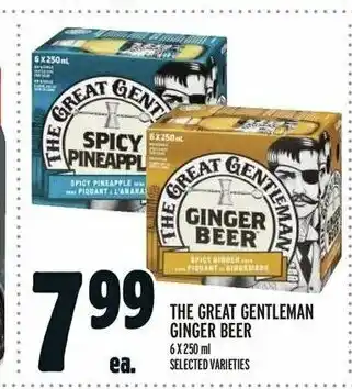 Metro THE GREAT GENTLEMAN GINGER BEER 6X250 ml offer