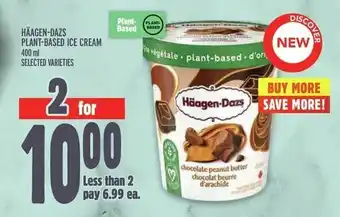 Metro HÄAGEN-DAZS PLANT-BASED ICE CREAM 400ml offer
