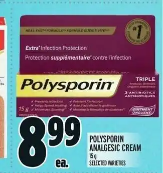Metro POLYSPORIN ANALGESIC CREAM 15 g offer