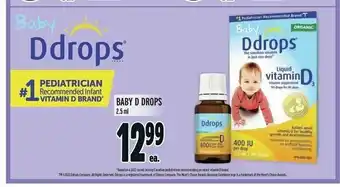 Metro BABY D DROPS 2.5ml offer