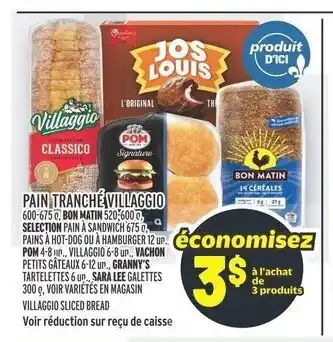 Metro PAIN TRANCHE VILLAGGIO offer