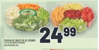 Metro PLATEAU DE FRUITS OU DE LÉGUMES offer