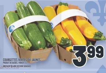 Metro COURGETTES VERTES OU JAUNES offer