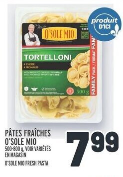 Metro PÂTES FRAÎCHES O'SOLE MIO offer