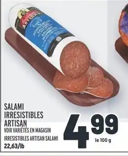 Metro SALAMI IRRESISTIBLES ARTISAN offer