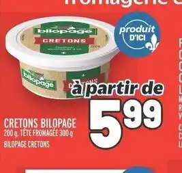 Metro CRETONS BILOPAGE offer