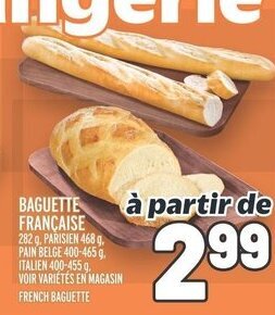 Metro BAGUETTE FRANÇAISE offer