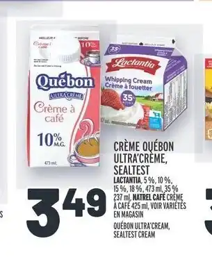 Metro CRÈME QUÉBON ULTRA'CREME, SEALTEST offer